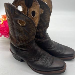 Ariat Brown Leather Cowboy Boots 11 1/2 L. COW2289